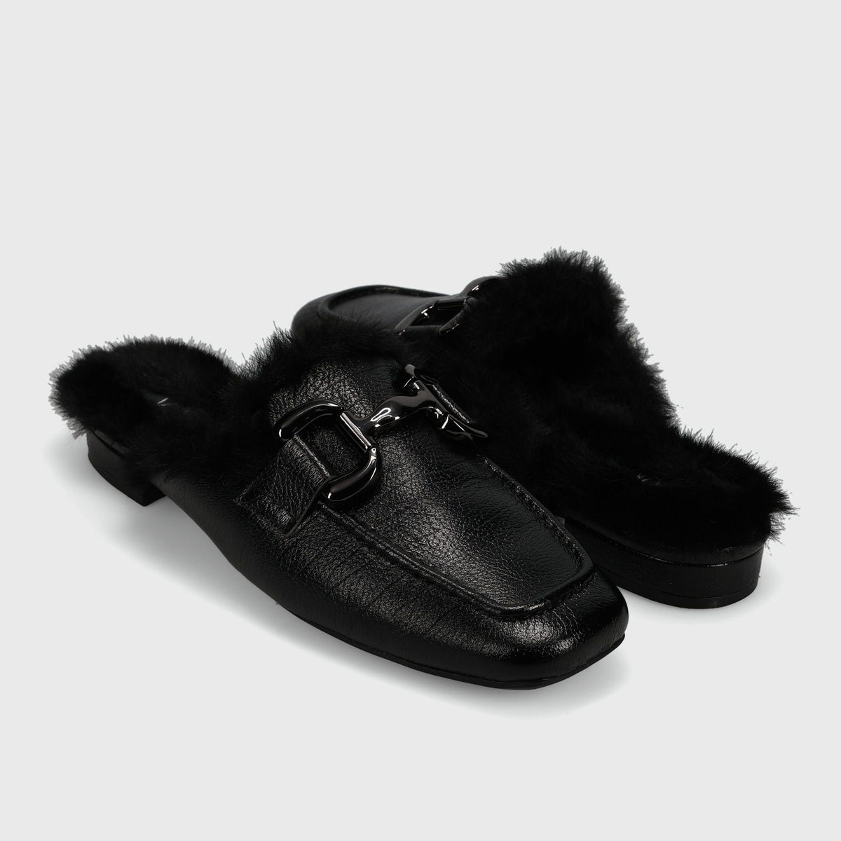 Slippers Roberto Cavalli Fur Mules Fur Loafers Faux Fur  display picture 1