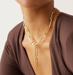 Load image into Gallery viewer, The Open Link Necklace in Gold
