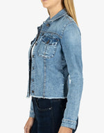 Load image into Gallery viewer, The Raw Hem Jean Jacket in Standard

