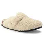 Load image into Gallery viewer, Boston Big Buckle Shearling - The Birkenstock Teddy Bear Clog in Eggshell
