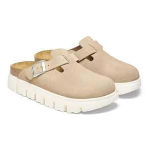 Boston Chunky - The Birkenstock Clog with Rubber Sole in Warm Sand