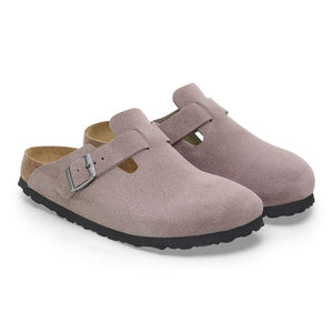 Boston Soft Footbed - The Birkenstock Clog in Faded Purple