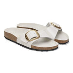 Load image into Gallery viewer, Madrid Hammered Buckle - The Premier Birkenstock Sandal in Antique White

