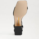 Load image into Gallery viewer, The Low Block Heel Dress Sandal in Black
