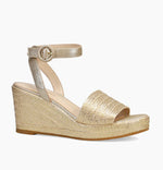 Load image into Gallery viewer, The Gold Jute Espadrille Sandal
