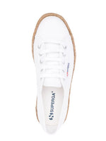 Load image into Gallery viewer, Superga - The Classic Platform Jute Rope Sneaker in White
