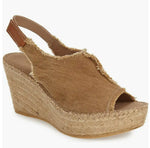 Load image into Gallery viewer, The Frayed Edge Sling Espadrille in Tobacco
