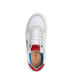 Load image into Gallery viewer, The Recycled 100% Vegan Sneaker in White Red Navy
