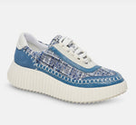 Load image into Gallery viewer, The Crochet Sneaker in Navy Multi
