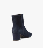 Load image into Gallery viewer, The Almond Toe Waterproof Dress Bootie in Navy

