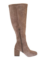 Load image into Gallery viewer, The Tall Stretch Boot in Taupe
