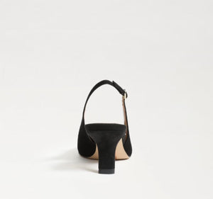 The Sling Back Pointed Pump in Black
