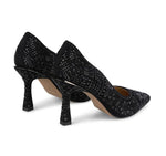 Load image into Gallery viewer, The Stone Embellished Pump in Black
