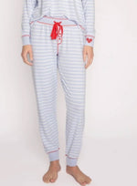 Load image into Gallery viewer, The Stripe Jogger in Blue Mist
