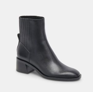 The Water Resistant Covered Gore Bootie in Black
