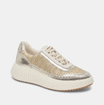 Load image into Gallery viewer, The Crochet Sneaker in Gold
