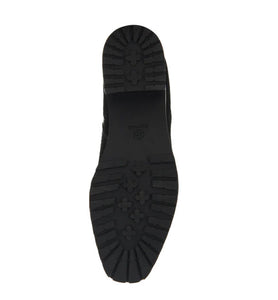 The Waterproof Side Zip Ankle Bootie in Black