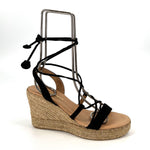 Load image into Gallery viewer, The Gillies Lace Espadrille in Black
