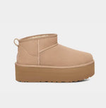 Load image into Gallery viewer, The Ugg Classic Ultra Mini Platform Boot in Sand
