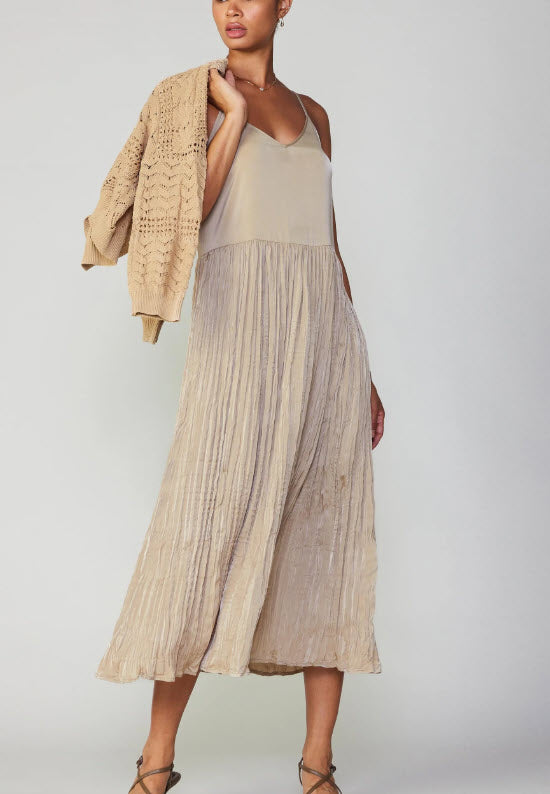 The Sweater Dress Combo in Taupe
