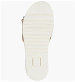 Load image into Gallery viewer, The Ruffle Comfort Slide Sandal in Sand
