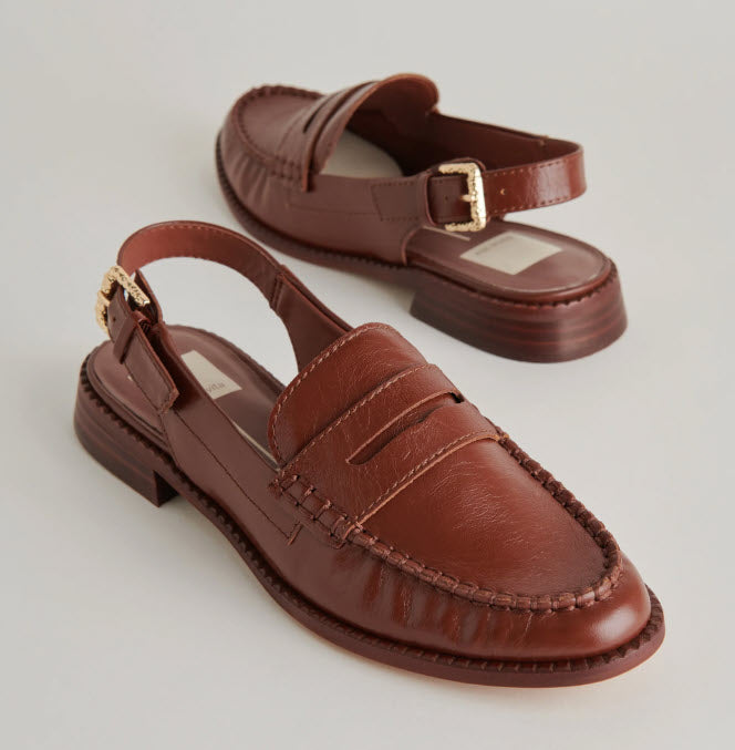 The Slingback Loafer in Brown