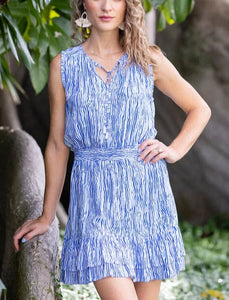 The Kaylee Dress in Blue Wave