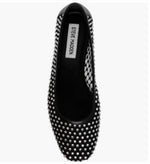 Load image into Gallery viewer, The Mesh Crystal Ballet Flat in Black

