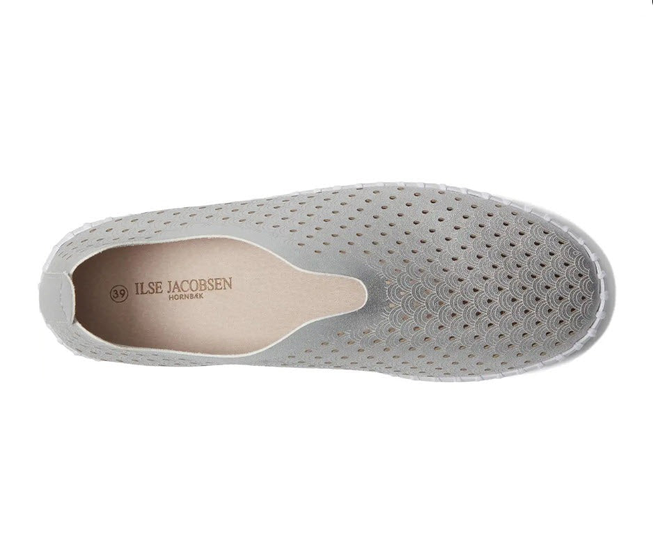 Tulipu 0010 - The On-The-Go-Platform-Slip-On in Silver