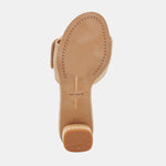 Load image into Gallery viewer, The Slide Sandal with Oversized Gold Buckle in Natural
