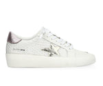 Load image into Gallery viewer, The Crochet Star Lace Sneaker in White
