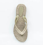 Load image into Gallery viewer, The Glitter Platform Flip Flop in Platin
