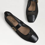 Load image into Gallery viewer, The Cap-Toe Mesh Maryjane Ballet in Black
