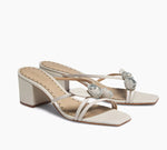 Load image into Gallery viewer, The Rose Bud Sandal in Pearl
