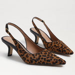 Load image into Gallery viewer, The Sling Back Pointed Pump in Leopard
