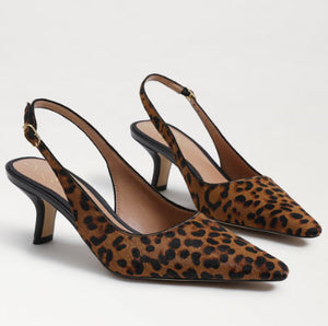 The Sling Back Pointed Pump in Leopard