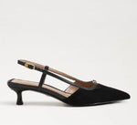 Load image into Gallery viewer, The Posted Sling Back Pointed Pump in Black
