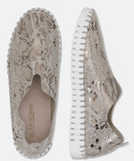 Load image into Gallery viewer, TulipU 0008 - The Snake Print Slip On in Wheat
