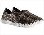 Load image into Gallery viewer, TulipU 0008 - The Snake Print Slip On in Black
