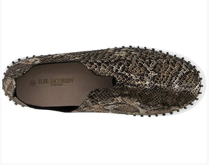 TulipU 0008 - The Snake Print Slip On in Black