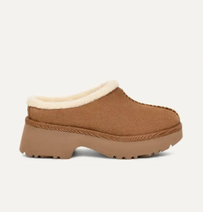 New Heights Clog - The Ugg Cozy Clog in Chestnut