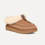 Load image into Gallery viewer, Tasman Alpine -The Ugg Slipper with Embroidery in Chestnut
