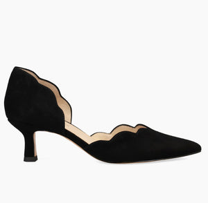 The Scallop Edge D'Orsay Pump in Black