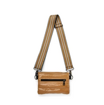 Load image into Gallery viewer, The Crossbody Bum Bag in Camel Patent
