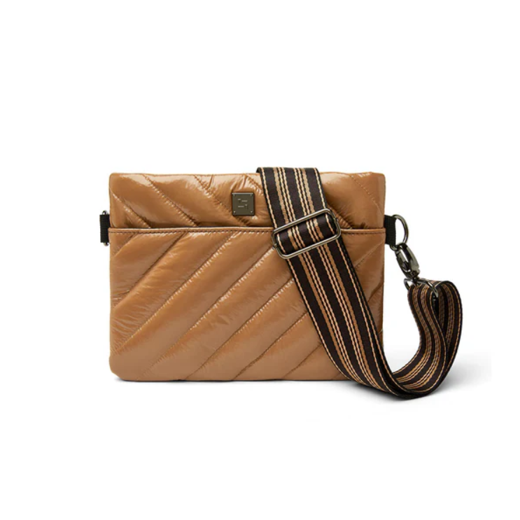 The Diagonal Bum Bag 2.0 in Caramel