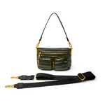 Load image into Gallery viewer, The Double Trouble Crossbody in Pearl Olive
