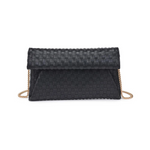 Load image into Gallery viewer, The Woven Clutch in Black
