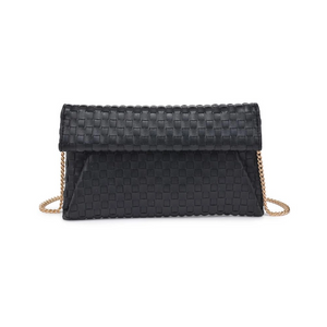 The Woven Clutch in Black