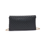 Load image into Gallery viewer, The Woven Clutch in Black
