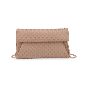 The Woven Clutch in Nude